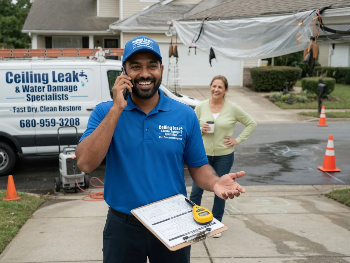Ceiling Leak Cleanup New Braunfels, TX FAQs